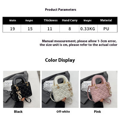 Bolso Bandolera Mujer con Bordado de Diamantes - Cartera de Moda Compacta - Image 14