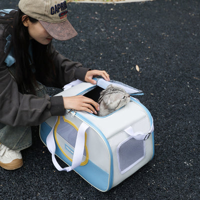 Mochila Transportadora Plegable para Gatos - Gran Capacidad y Respirable - Image 4