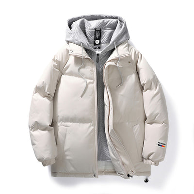 Abrigo de Invierno para Hombre con Capucha - Chaqueta de Algodón - Image 7