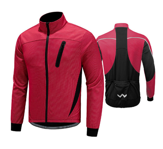 Chaqueta de Ciclismo Arsuxeo con Forro Polar para Deportes al Aire Libre - Image 10