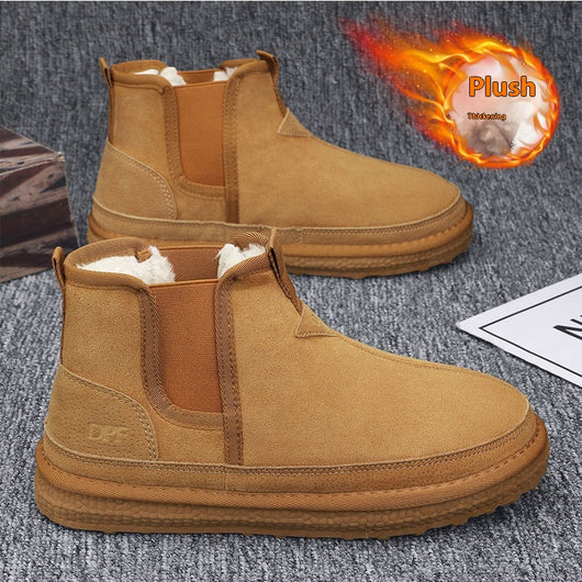 Botas Térmicas de Invierno para Hombre - Zapatos Deportivos Cálidos Tipo Tobillero - Image 8