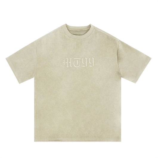 Playera Hombre Manga Corta con Bordado de Letras - Image 19
