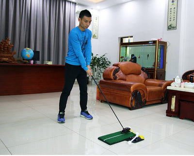 Entrenador de Golf Multifuncional para Interiores - Pad de Práctica para Principiantes - Image 12