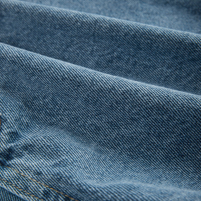 Shorts de Mezclilla Cintura Alta con Efecto Rizado - Image 10