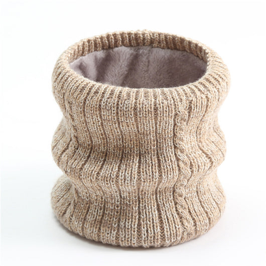Bufanda Tejida de Rayas Anchas con Forro Polar para Hombre - Image 15