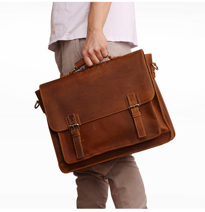 Maletín Ejecutivo de Cuero Genuino para Hombre - Image 13