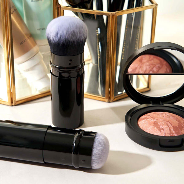 Brocha Retráctil para Polvo y Contorno - Herramienta de Maquillaje Profesional
