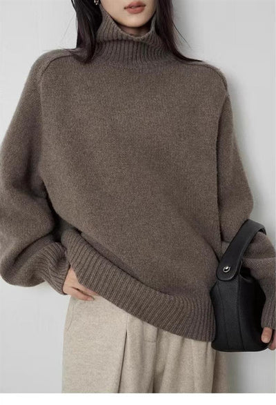 Suéter de Cuello Alto en Lana para Mujer - Image 10
