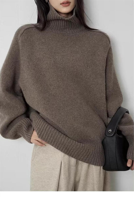 Suéter de Cuello Alto en Lana para Mujer - Image 10
