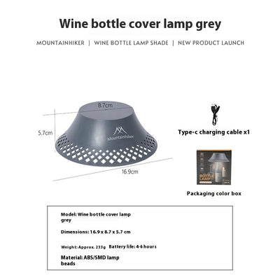 Lámpara Camping de Botella de Vino - Linterna Portátil para Exteriores - Image 6