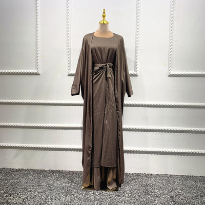 Traje Turco de Tres Piezas Color Sólido - Image 13