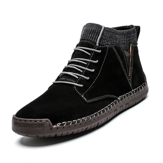 Botas Martin para Hombre Invierno con Forro de Algodón - Caña Media para Nieve - Image 5
