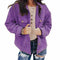Cardigan de Terciopelo Suelto para Mujer - Abrigo Casual Otoño Invierno