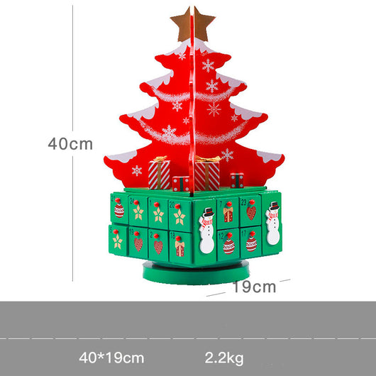 Calendario Navideño de Madera - Decoración Festiva - Image 17