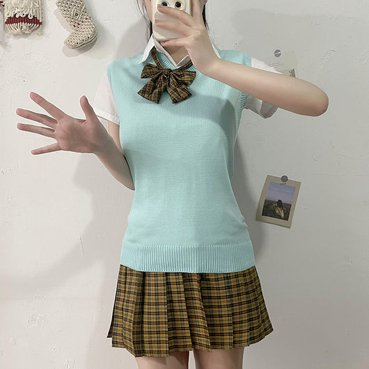 Chaleco Tejido Cuello V Elegante para Primavera - Image 18