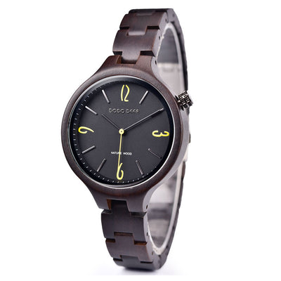Reloj de Cuarzo Luminoso con Madera Natural - Image 28