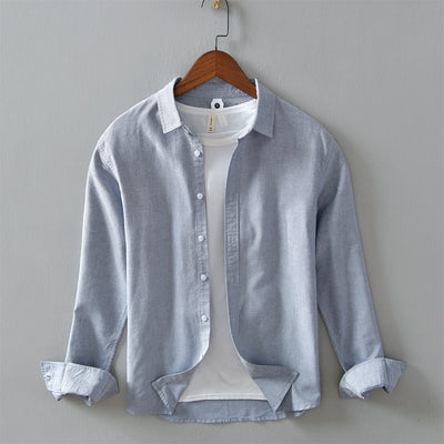 Camisa de Lino Blanca Manga Larga para Hombre - Image 10