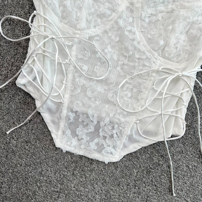 Top Encaje con Tirantes Finos - Slip Elegante para Usar Visible - Image 21