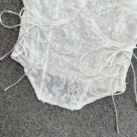 Top Encaje con Tirantes Finos - Slip Elegante para Usar Visible - Image 21