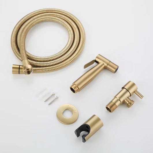 Conjunto Bidet con Pistola de Agua Acero Inoxidable Negro y Dorado - Image 5