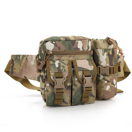 Bolsa Táctica Impermeable para Cintura con Compartimentos para Botellas - Image 4
