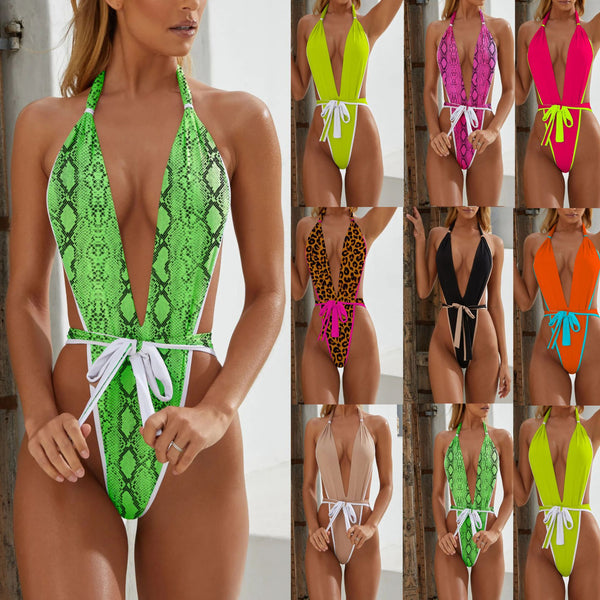 Traje de Baño Enterizo para Mujer con Ajuste Lateral