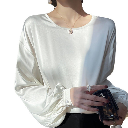 Camiseta Cuello Redondo Escote Elegante Minimalista - Image 5