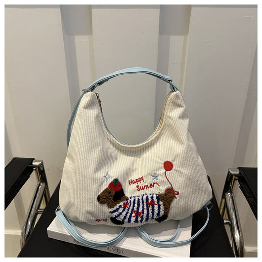 Bolso Tote Retro de Gran Capacidad para Mujer - Bolsa Casual de Hombro - Image 16
