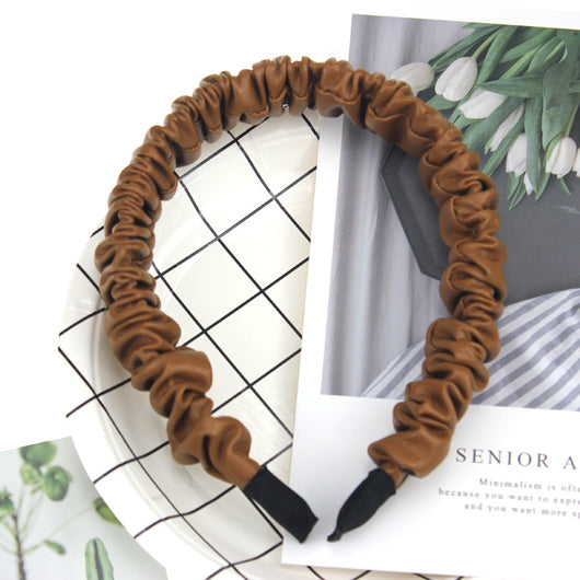 Diadema Plegable de Cuero Premium - Elegancia Minimalista y Versátil - Image 16