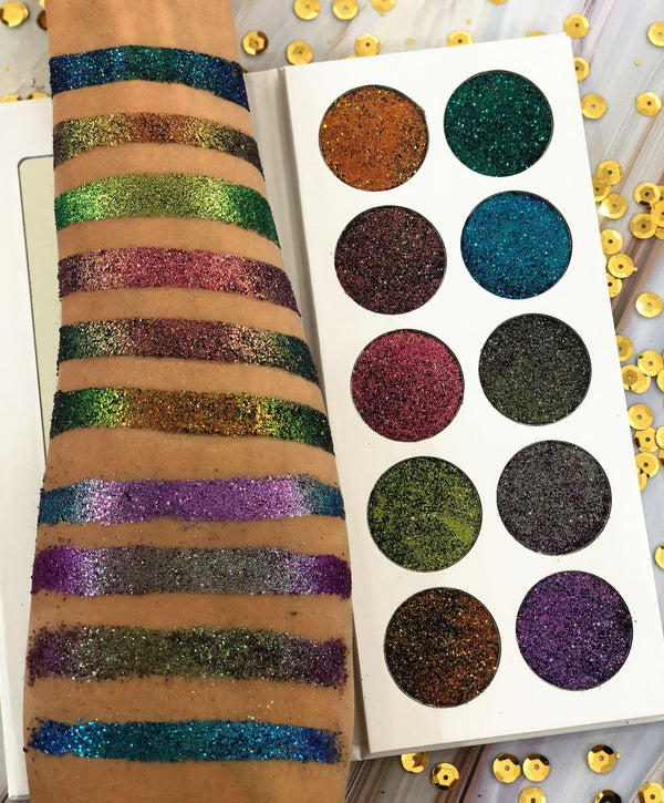 Sombra de Ojos Diamante Cambio de Color con Brillo Intenso