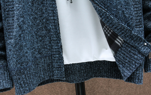 Suéter Tejido Estampado Holgado para Hombre - Image 11