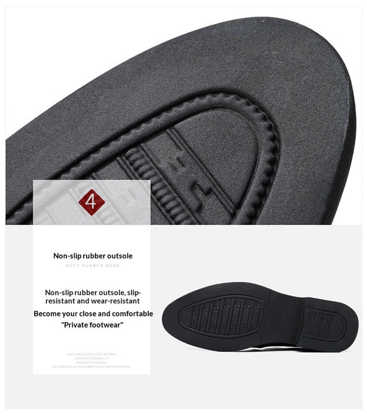 Zapatos de Cuero para Hombre Primavera - Tallas Grandes - Image 24
