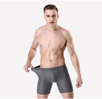 Bóxer Largo Deportivo de Malla Transpirable para Hombre - Image 4