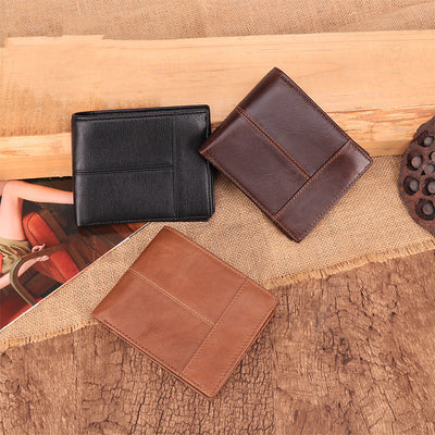 Billetera de Cuero para Hombre con Múltiples Compartimentos