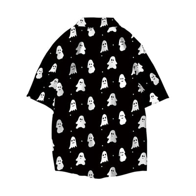 Playera Estampada 3D Ghost Street Manga Corta para Hombre - Image 16