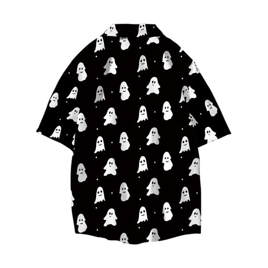 Playera Estampada 3D Ghost Street Manga Corta para Hombre - Image 16
