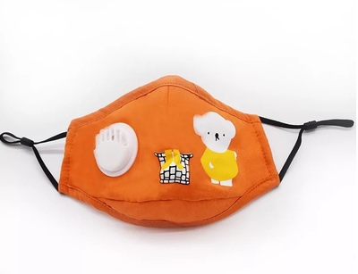 Mascarilla Infantil de Algodón con Válvula PM2.5 para Primavera y Otoño - Image 8