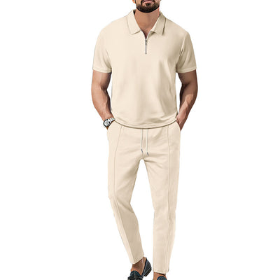 Traje Ejecutivo de Textura Waffle con Solapa Clásica - Diseño Monocromo - Image 11