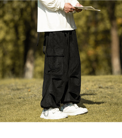 Pantalones de Pana Anchos Casuales para Otoño e Invierno - Image 26