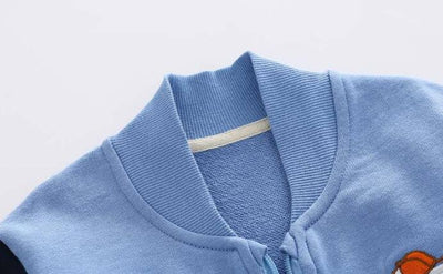 Chaqueta Infantil con Diseño de Dibujos Animados y Paneles Combinados - Image 2