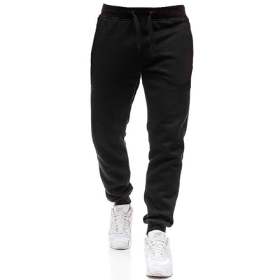 Pantalones Deportivos Holgados de Colores Sólidos para Hombre - Image 3