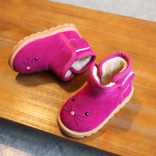 Botas Infantiles de Invierno con Forro de Terciopelo - Niños y Niñas - Image 3