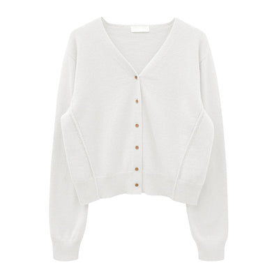 Cardigan Tejido V-neck Versátil para Mujer - Image 16