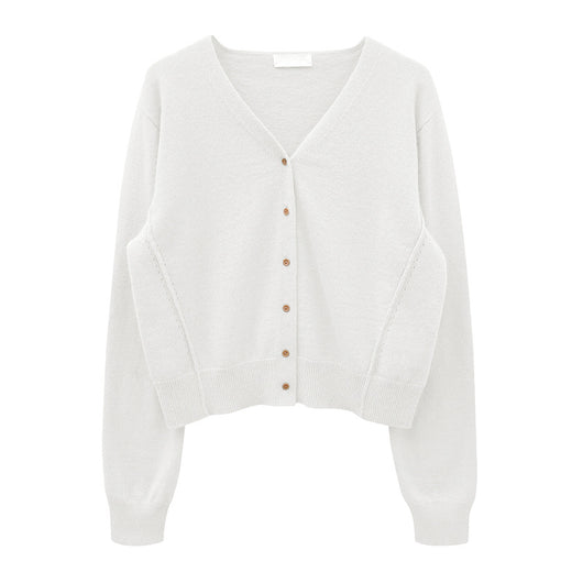 Cardigan Tejido V-neck Versátil para Mujer - Image 16
