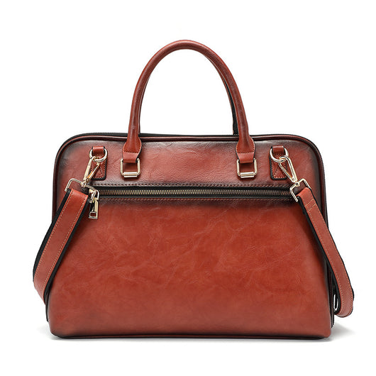 Bolso Tote Ejecutivo con Textura Embossed Vintage - Image 9