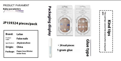Stickers de Uñas Corona con Estampado Labios Blanco y Negro - Image 8