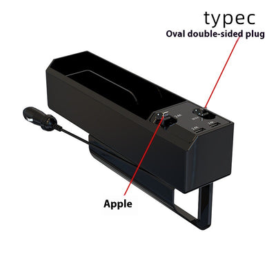 Organizador de Auto con Cargador Dual USB y Almacenamiento Inteligente - Image 12