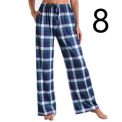 Pantalones Deportivos Casuales con Cintura Elástica y Bolsillos para Mujer - Image 41