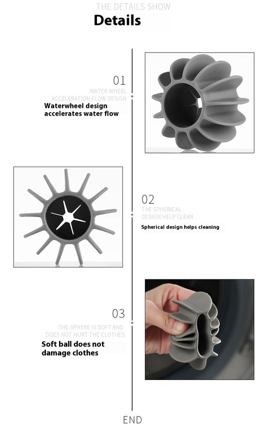 Bola Limpiadora de Pelajes para Lavadora - Image 11