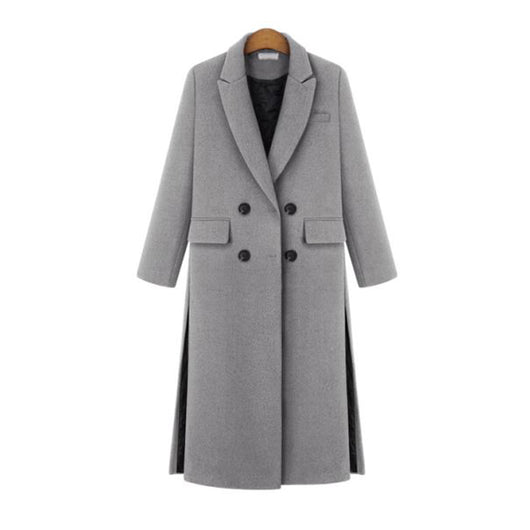 Abrigo de Lana Grueso Doble Pecho para Mujer - Elegancia y Calidez - Image 2